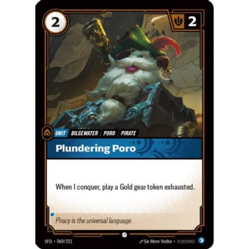 Plundering Poro (069/221) - Spiritforged Foil - Single