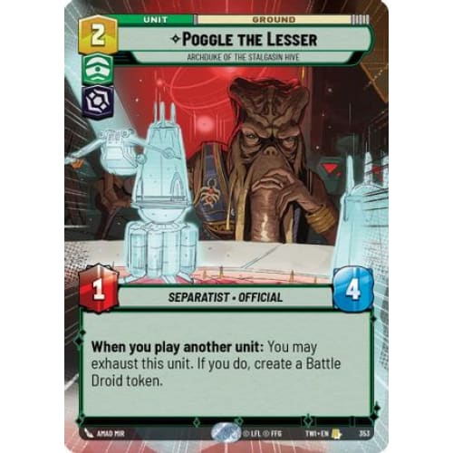Poggle the Lesser - Archduke of Stalgasin Hive (Hyperspace)