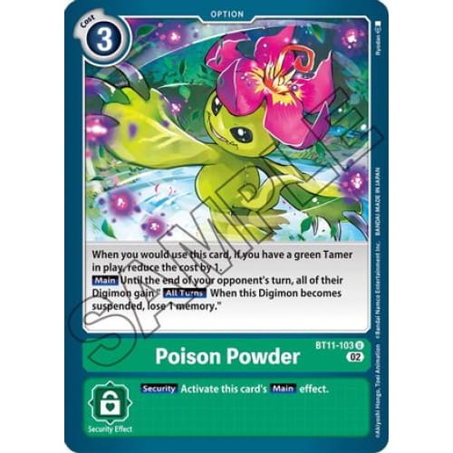 Poison Powder - BT11-103 - Uncommon - Single