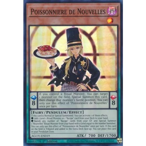 Poissonniere de Nouvelles - AGOV-EN019 Super Rare 1st