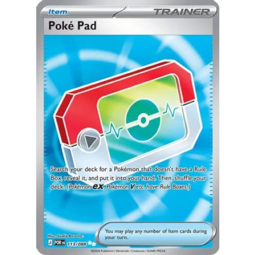Poke Pad - 113/088 (113) Ultra Rare Holofoil - Single