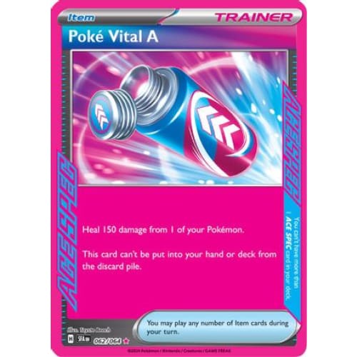Poke Vital A (62) ACE SPEC Rare Holofoil - Single
