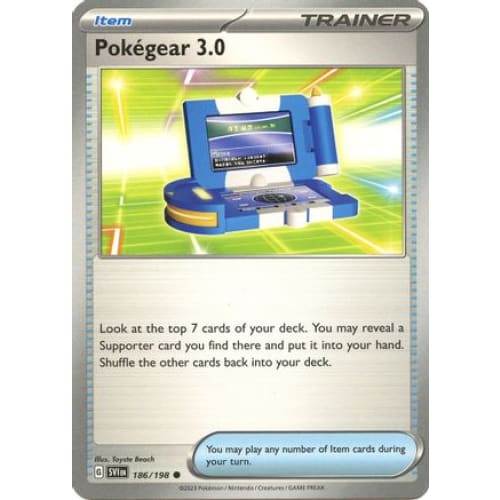 Pokegear 3.0 (186/198) Reverse Holofoil Common - Single