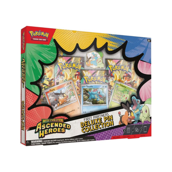 Pokemon Ascended Heroes First Partners Deluxe Pin Collection