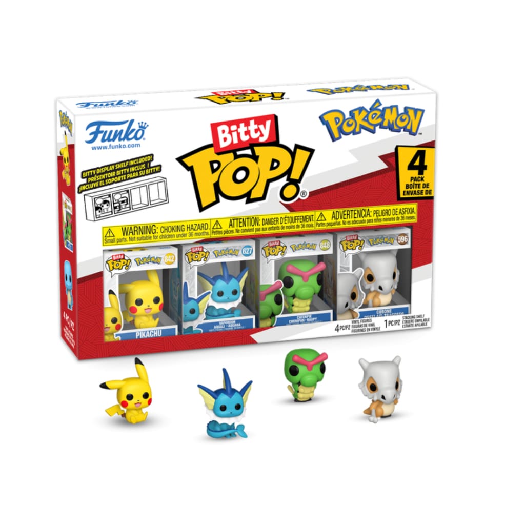 Pokemon Bitty Pop! Pokémon 4-Pack Series 1