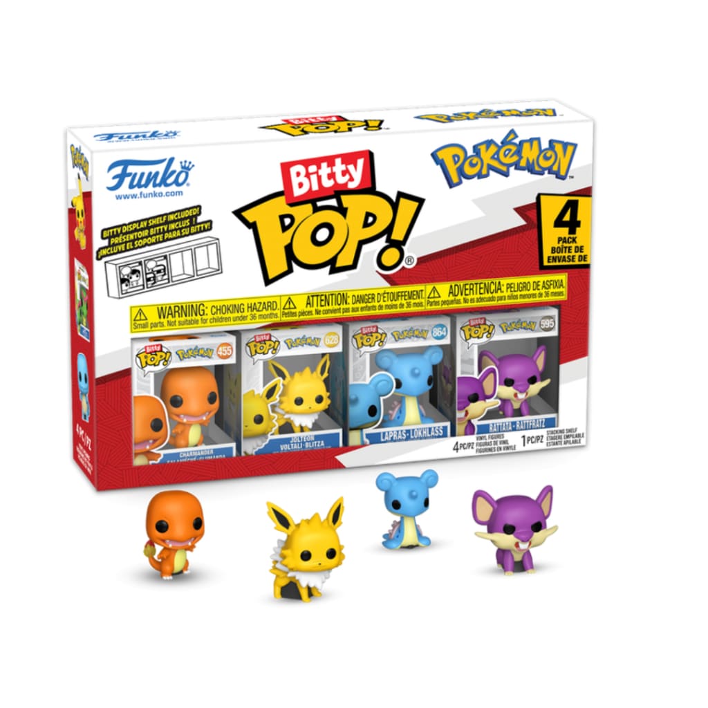 Pokemon Bitty Pop! Pokémon 4-Pack Series 2