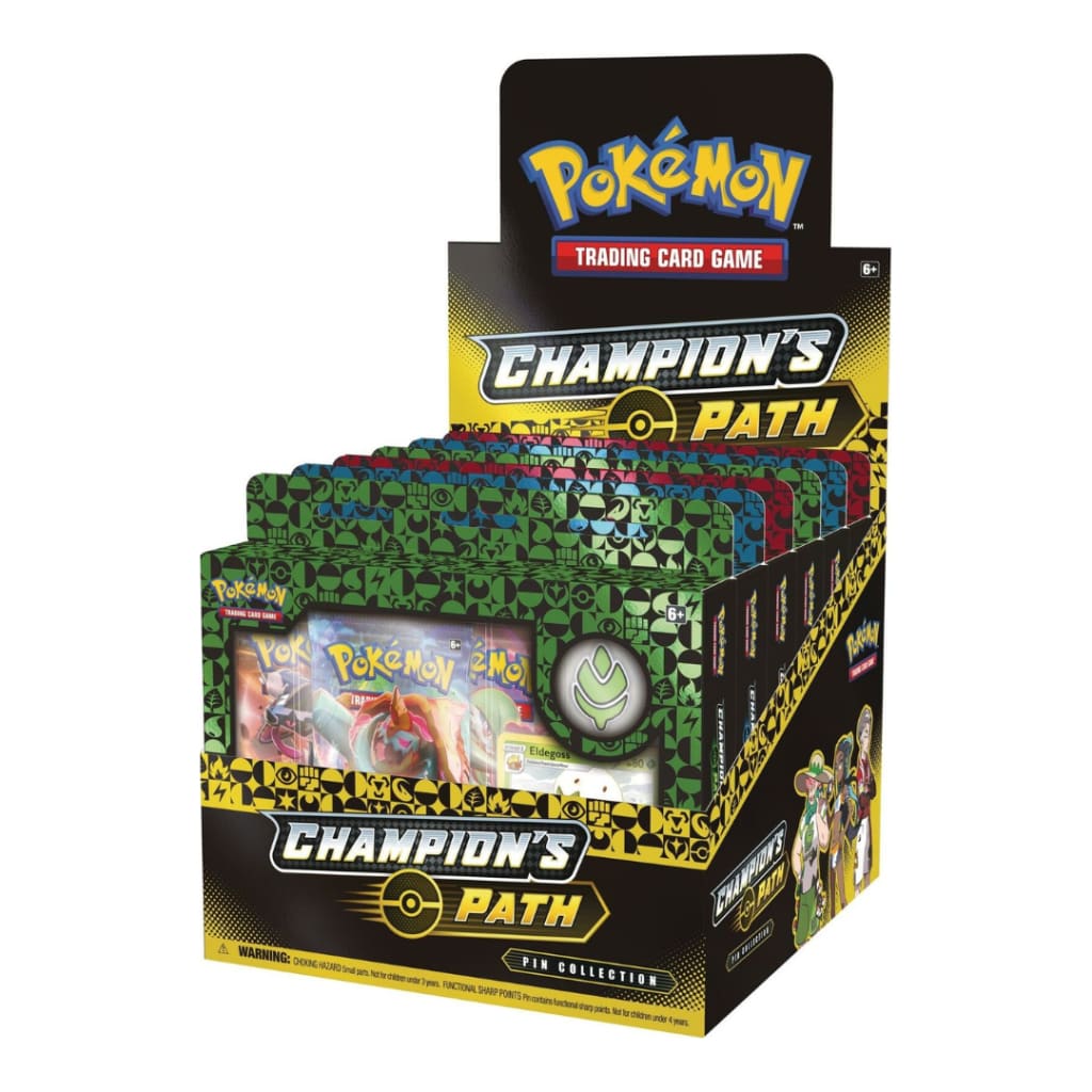 Pokemon Champion’s Path Pin Collection Series 1 Display