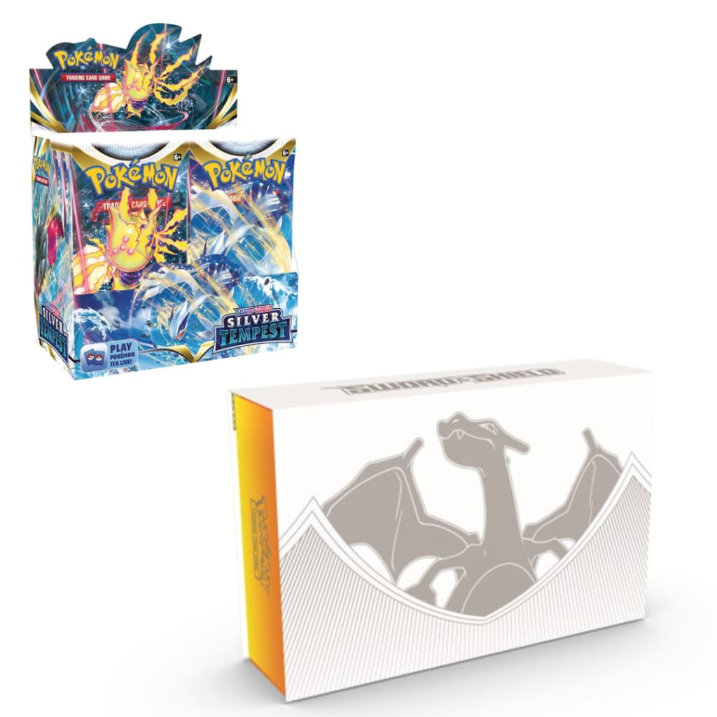 Pokemon Charizard Ultra Premium + Silver Tempest Booster Box