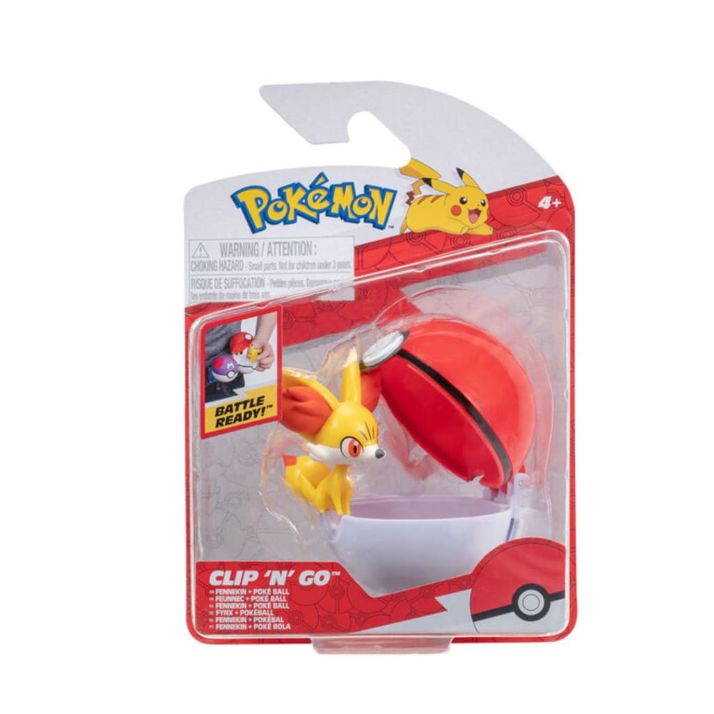 Pokemon Clip ’N’ Go - Fennekin & Poké Ball