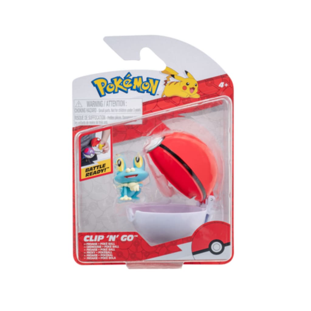 Pokemon Clip N’ Go Froakie and Poke Ball