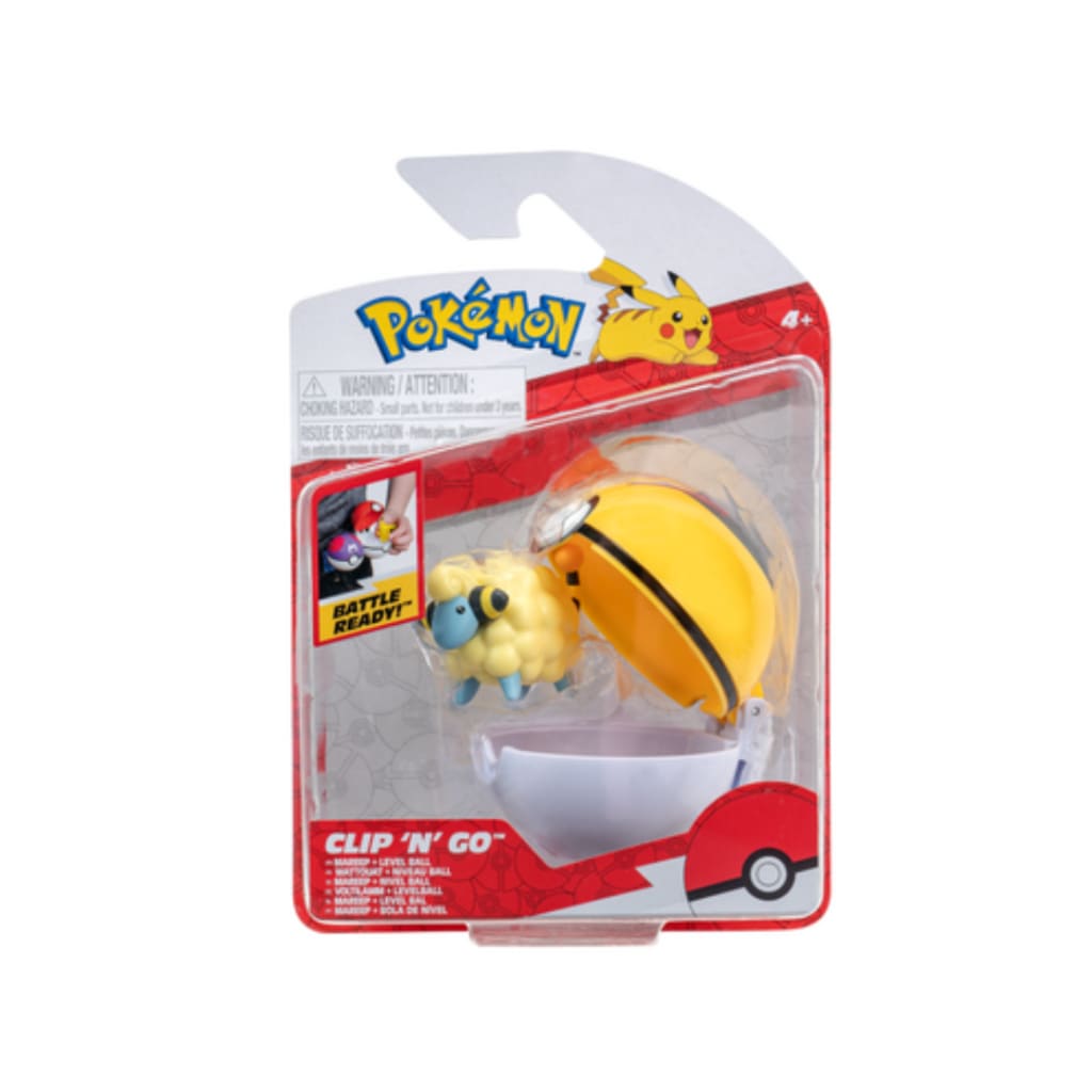 Pokemon Clip ’N’ Go Mareep and Level Ball