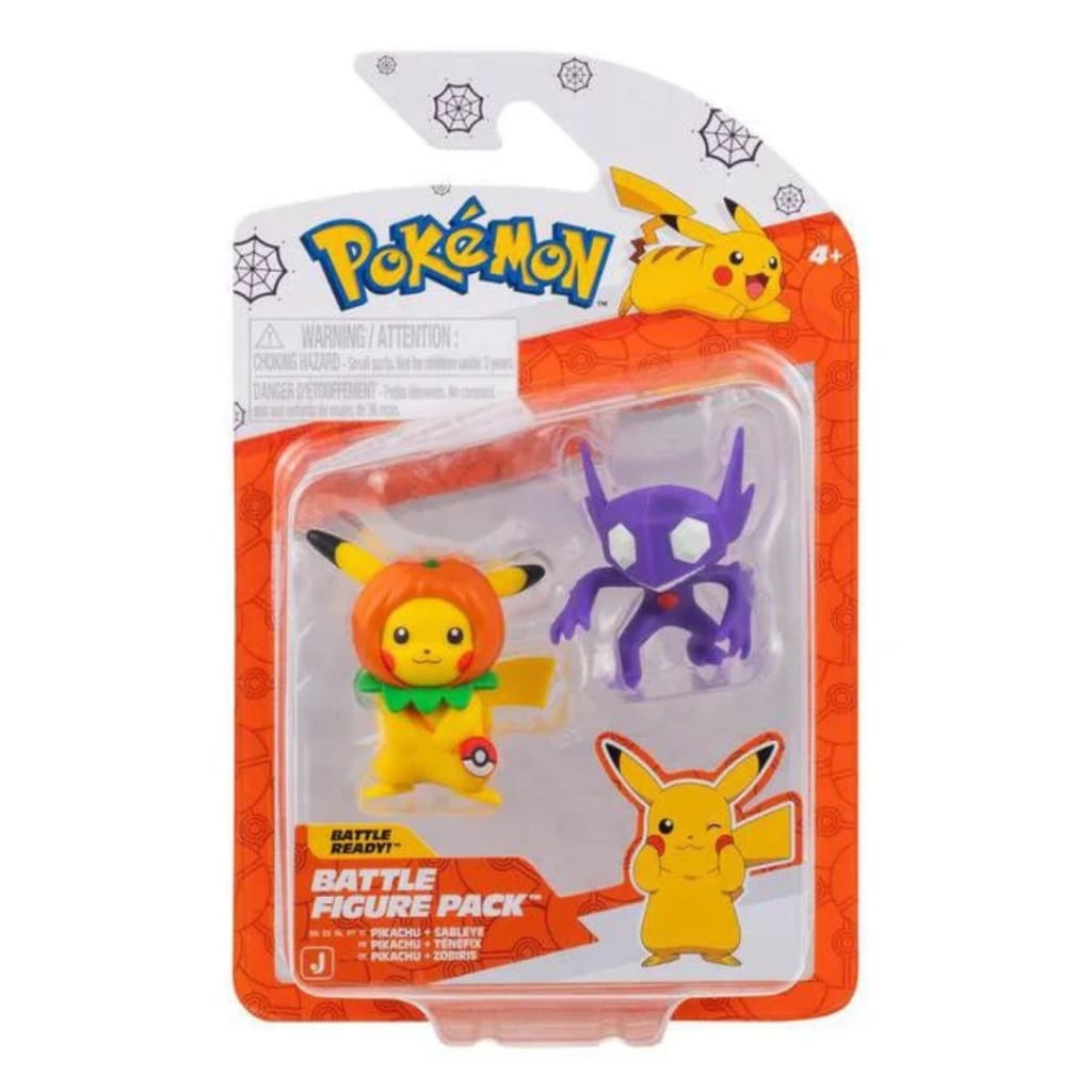 Pokemon Halloween Battle Figure - Pikachu + Sableye