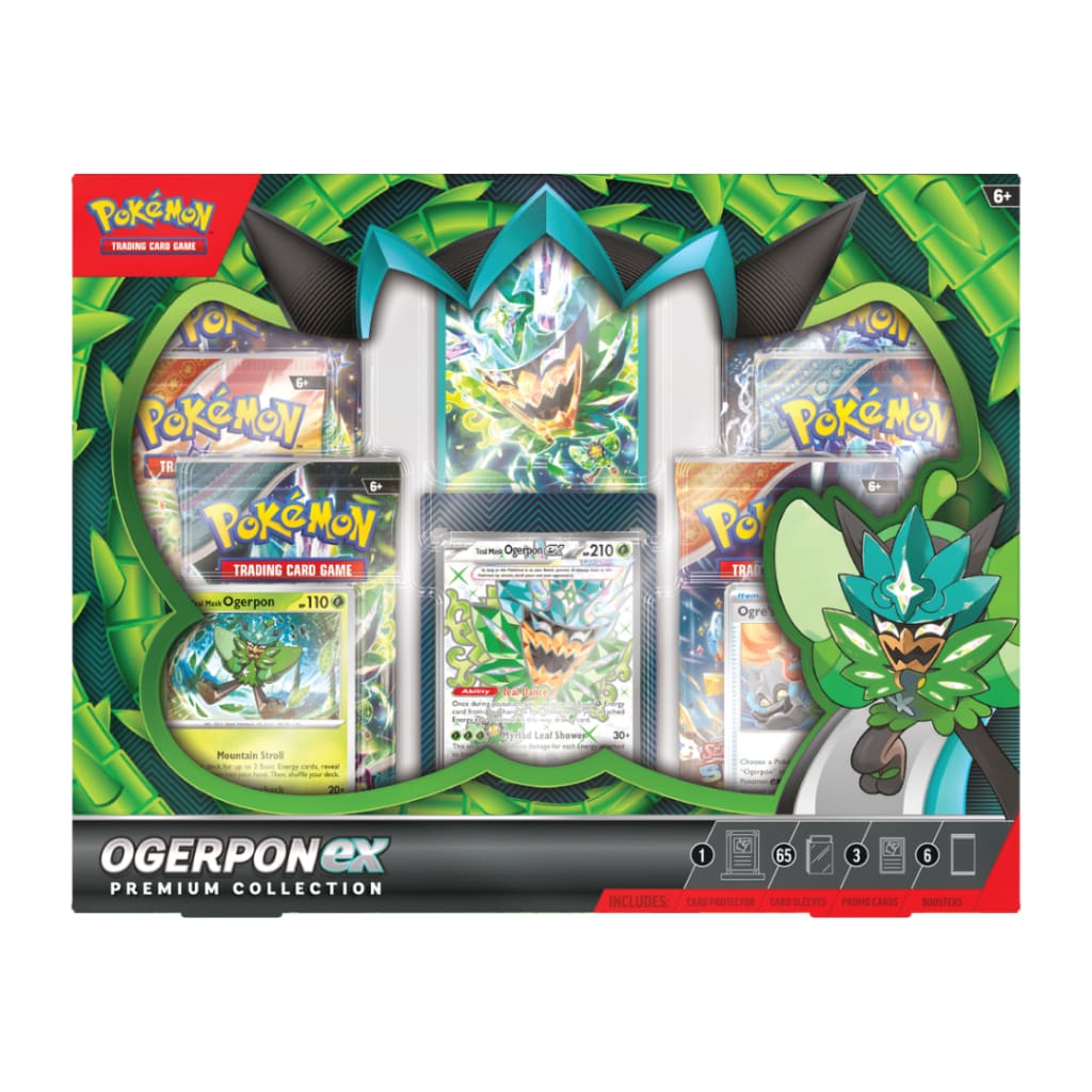 Pokemon Ogerpon Ex Premium Collection Box