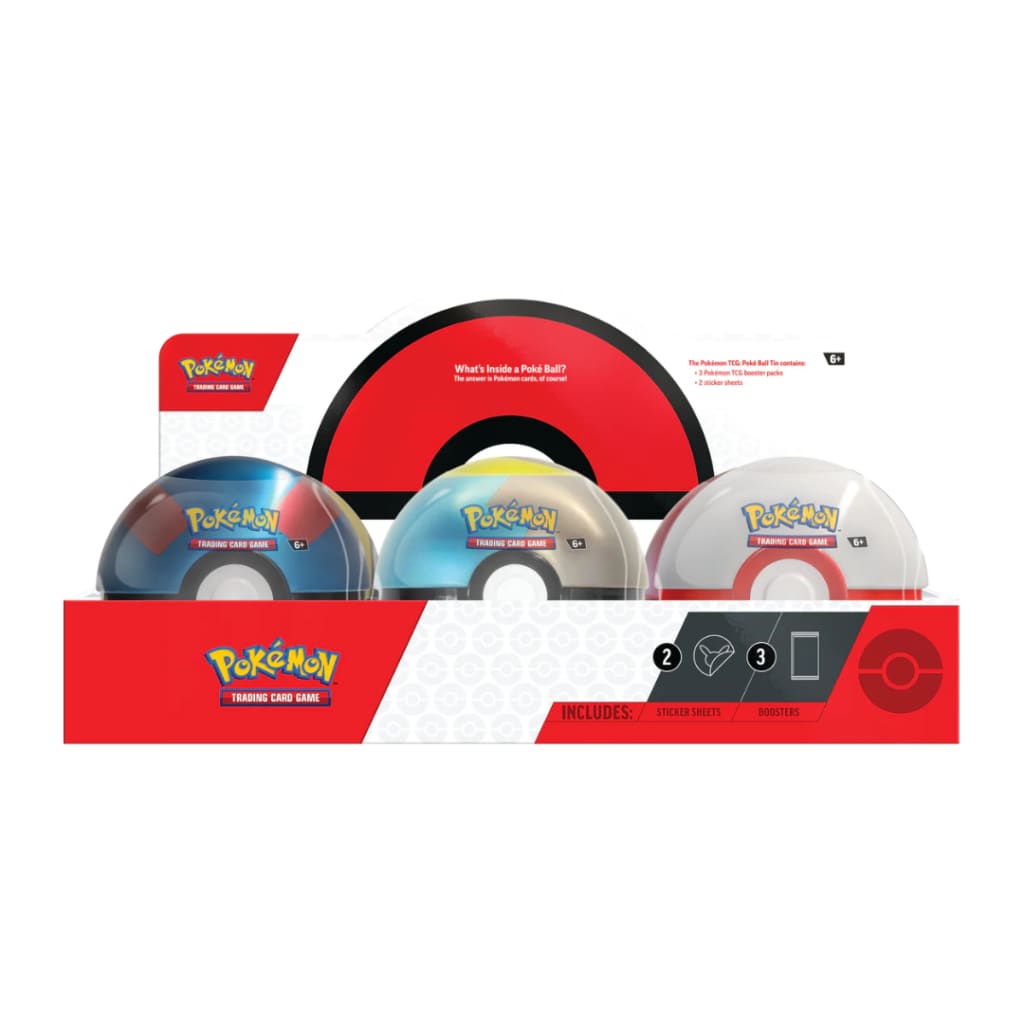 Pokemon - Poke Ball Tin Winter 2024 - Set of 6