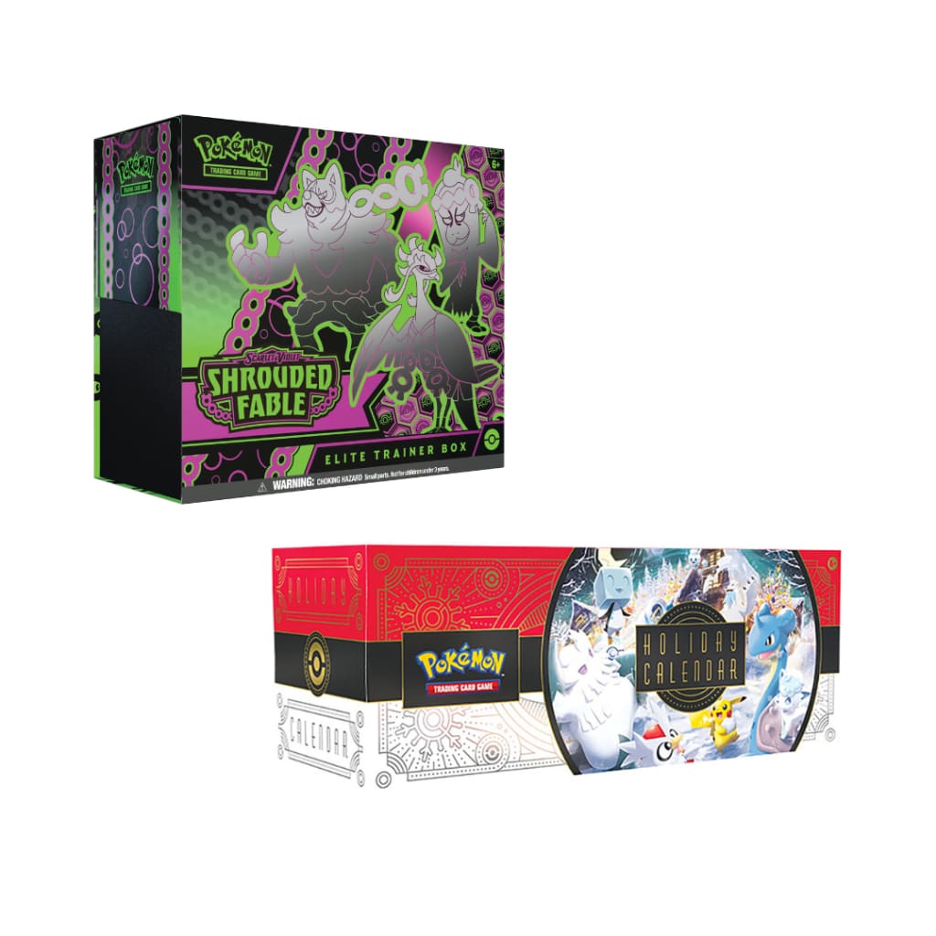 Pokemon Shrouded Fable Elite Trainer Box Holiday Calendar