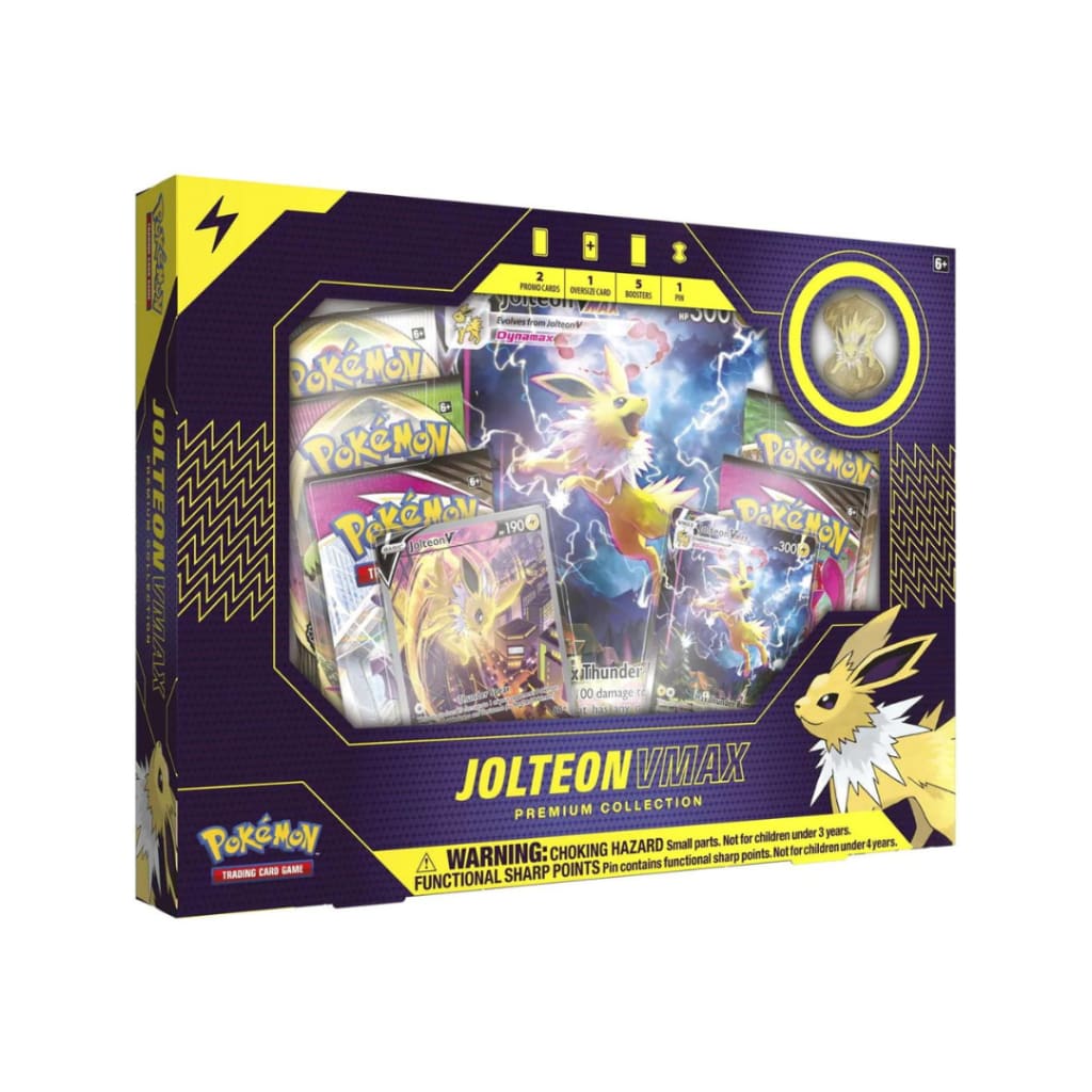 Pokemon TCG: Eevee Evolutions Jolteon VMAX Premium