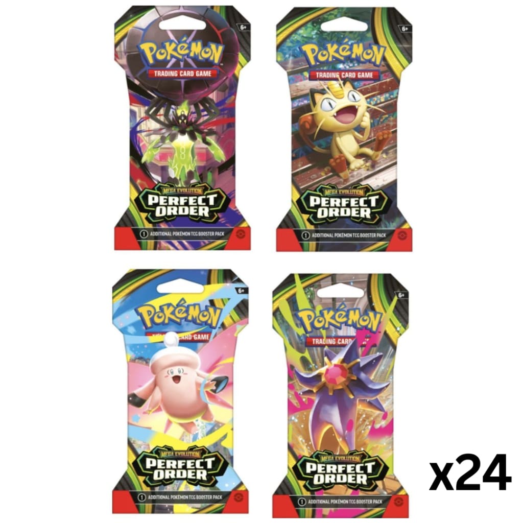 Pokemon TCG Mega Evolution Set 3 Perfect Order 24 Sleeved