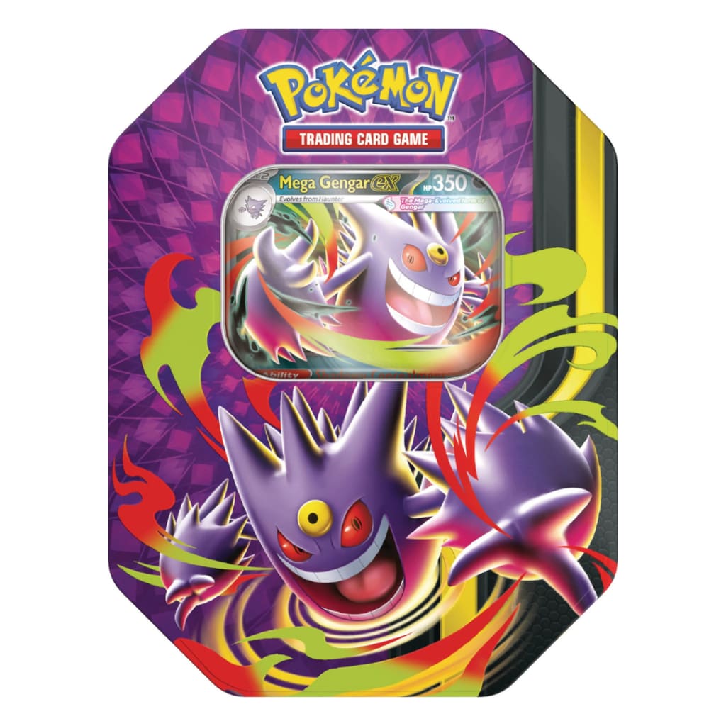 Pokemon TCG: Mega Moonlit Tin - Gengar EX (Pre Order)