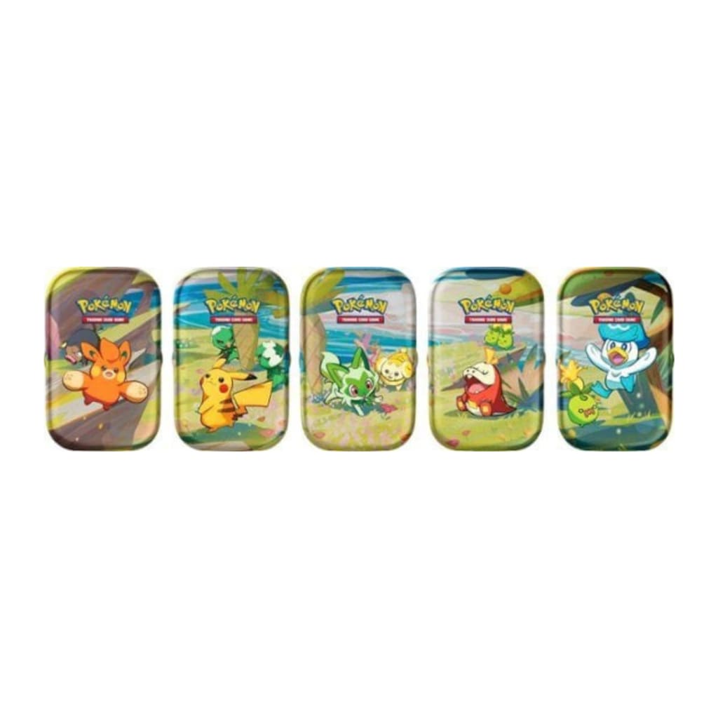 Pokémon TCG: Paldea Pals Mini Tin Set Of 5