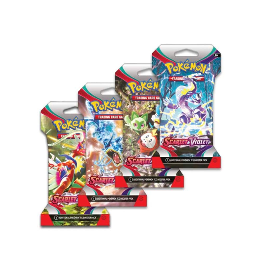 Pokémon TCG: Scarlet And Violet Sleeved Booster Pack Bundle