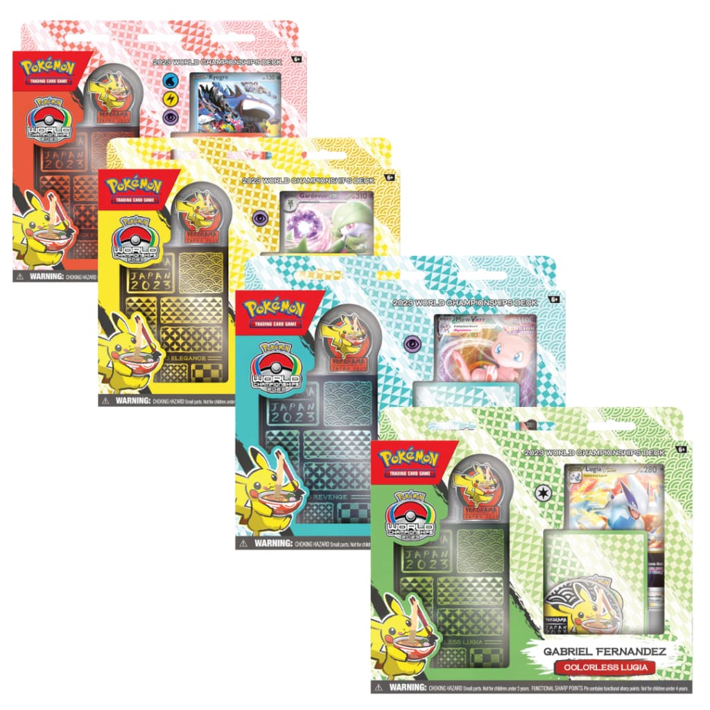 Pokemon - World Championship Decks 2023 -Set of 4