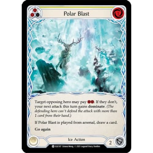 Polar Blast (Yellow) (TALES OF ARIA) 1st Edition - Single