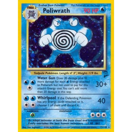 Poliwrath (015/130) Holo Rare Holofoil - Single
