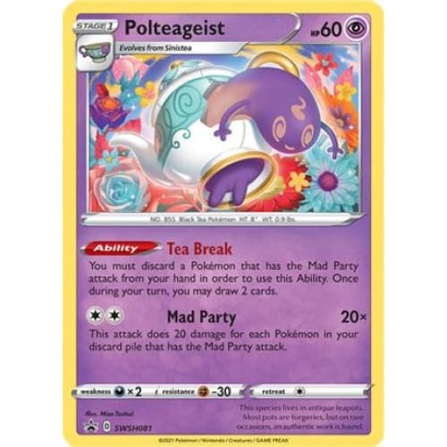 Polteageist (SWSH081) Promo Holofoil - Single