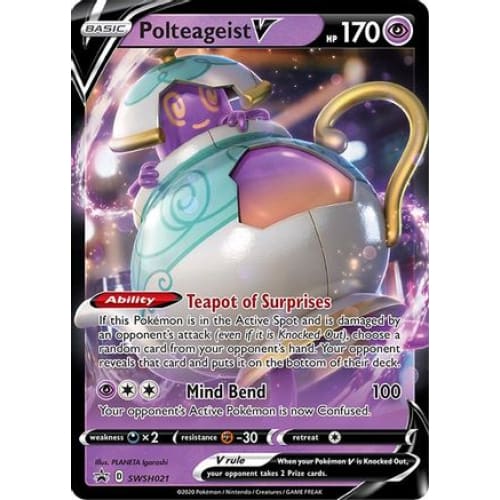 Polteageist V (SWSH021/184) Promo Holofoil - Single