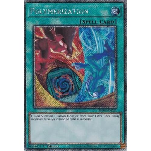 Polymerization (B) (HERO Art) (Platinum Secret Rare)