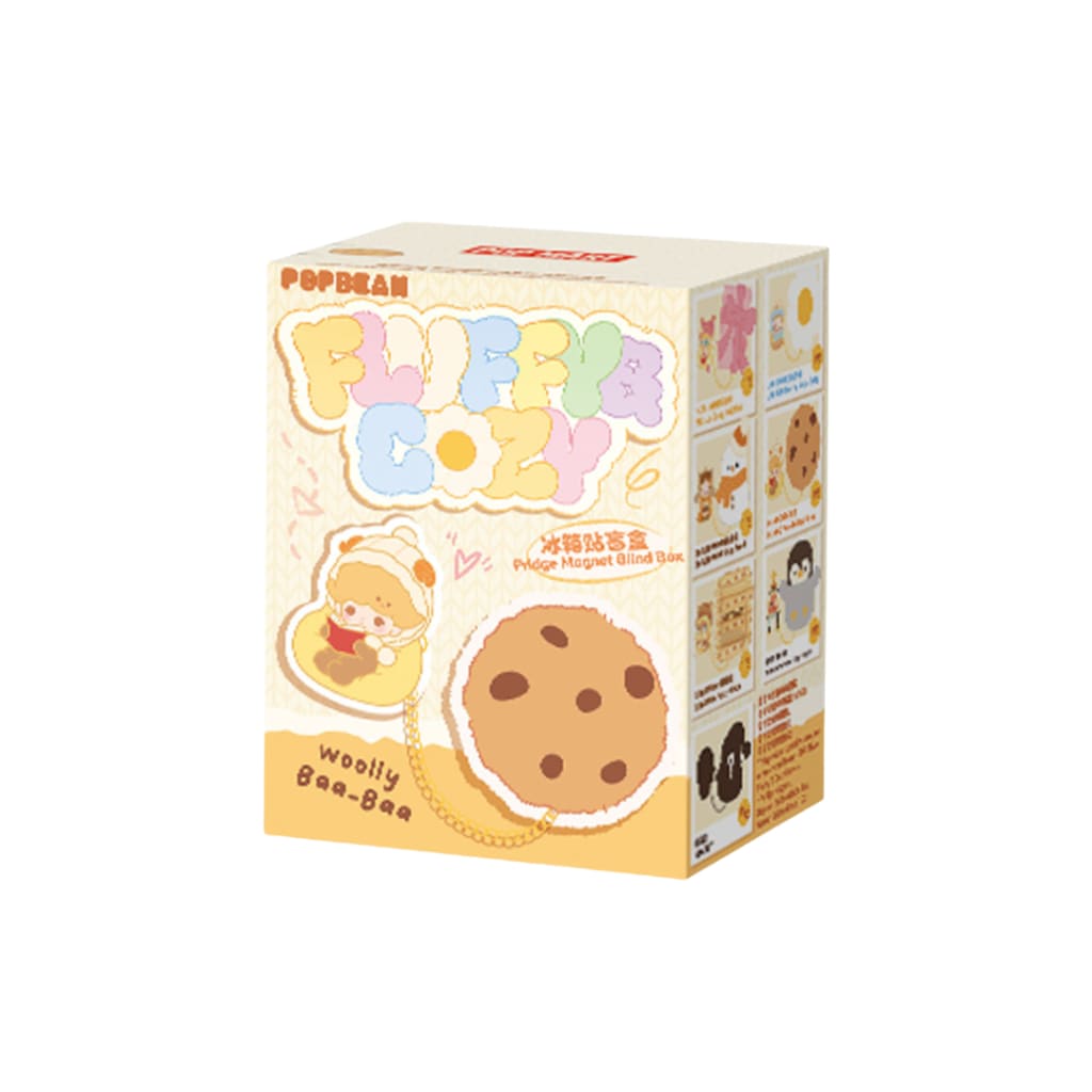 POP BEAN Fluffy & Cozy Series-Fridge Magnet Blind Box