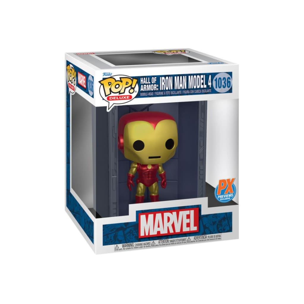 Pop! Deluxe: Iron Man Hall of Armor Model 4 PX Previews