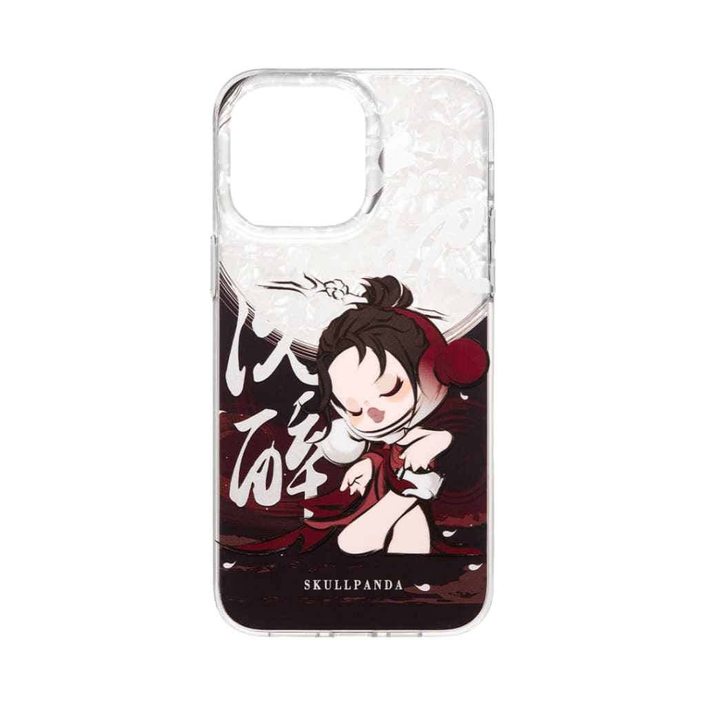 Pop Mart SKULLPANDA The Ink Plum Blossom Series-Phone Case