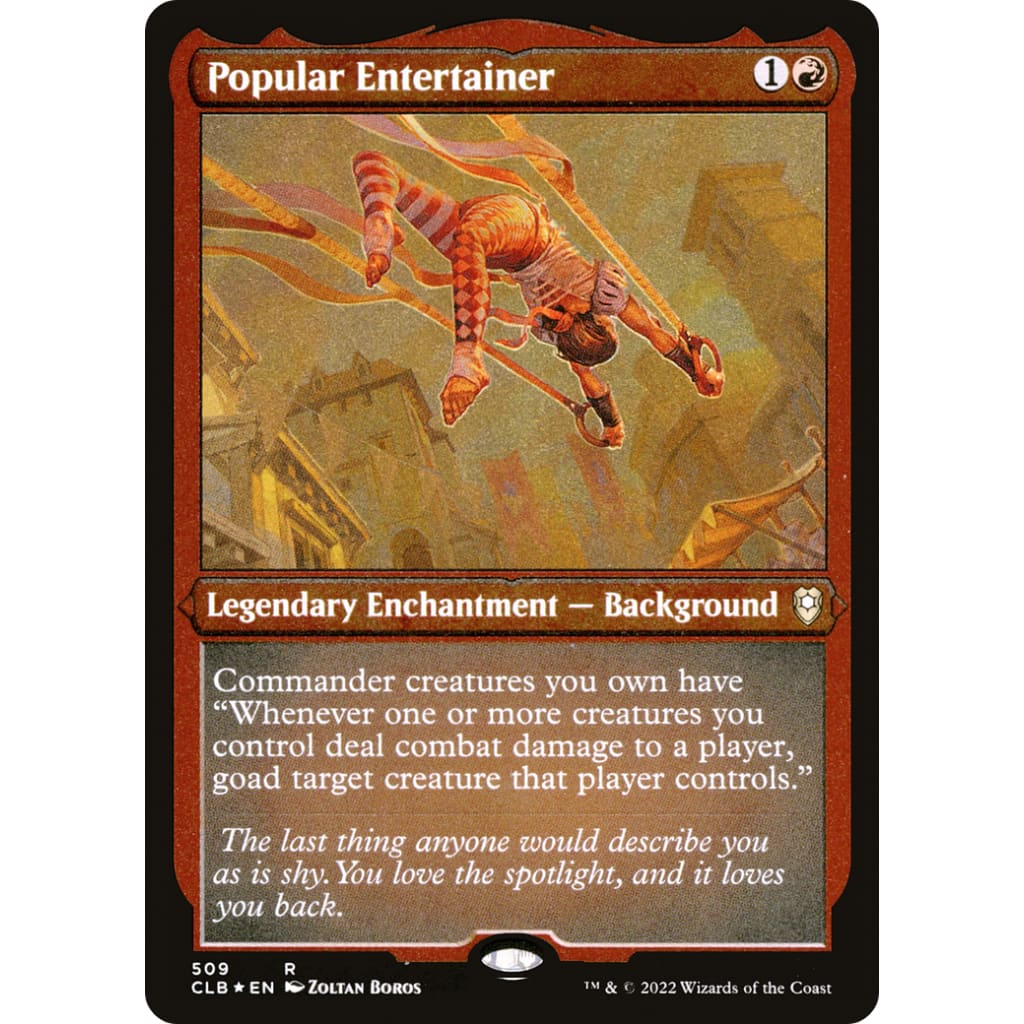 Popular Entertainer (CLB) Etched Foil - Single