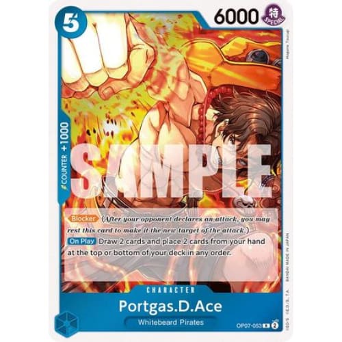 Portgas.D.Ace (053) OP07-053 R 500 Years in the Future Foil