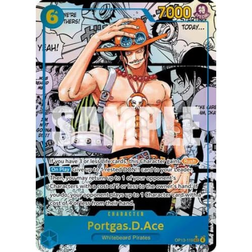 Portgas.D.Ace (119) (Manga) OP13-119 SEC Carrying On His