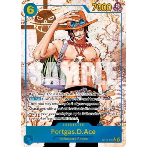 Portgas.D.Ace (119) (Parallel) OP13-119 SEC Carrying On His