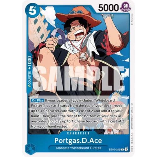 Portgas.D.Ace EB02-028 R Extra Booster: Anime 25th