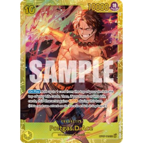 Portgas.D.Ace - OP07-119 (Reprint) SEC Premium Booster -The