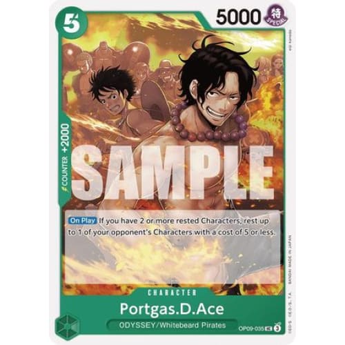 Portgas.D.Ace OP09-035 UC Emperors in the New World - Single