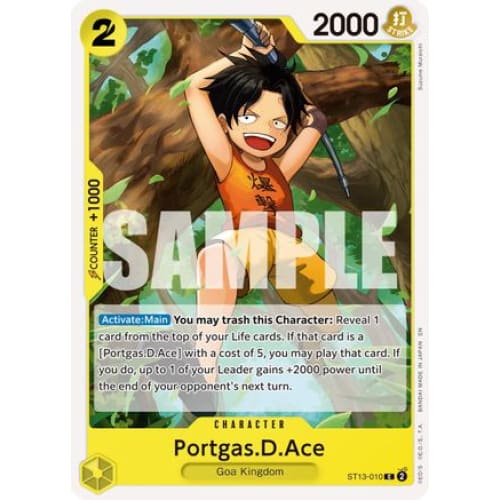 Portgas.D.Ace - ST13-010 (Reprint) C Premium Booster -The