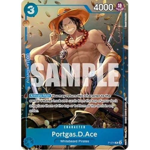 Portgas.D.Ace (Tin Pack Set Vol. 2) P-074 PR One Piece