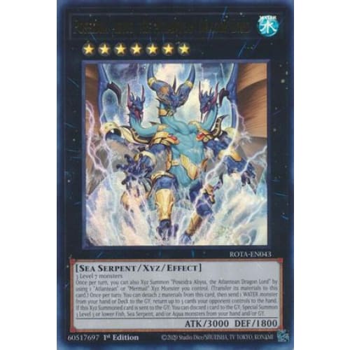 Poseidra Abyss the Atlantean Dragon Lord - ROTA-EN043 Ultra