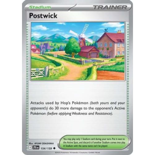 Postwick (154) Uncommon Reverse Holofoil - Single