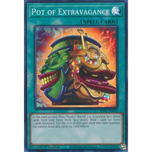 Pot of Extravagance - RA01-EN059 Super Rare 1st Edition