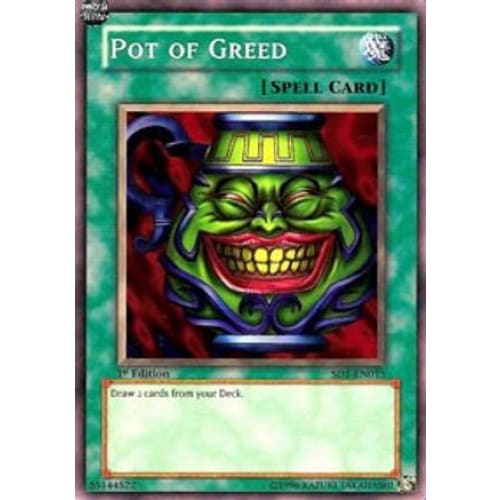 Pot of Greed (SD2-EN017) Common / Short Print 1st Edition