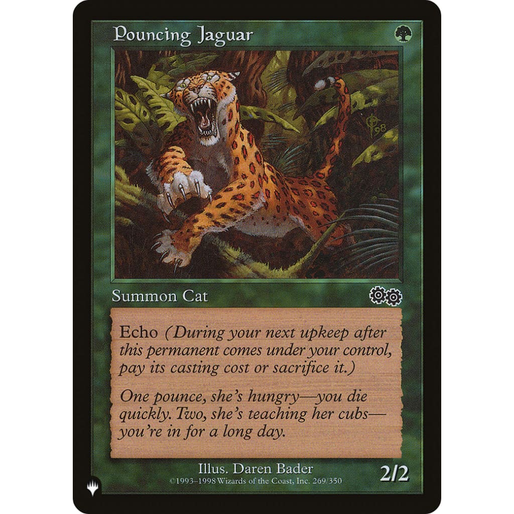 Pouncing Jaguar (PLST-USG-269) - Single