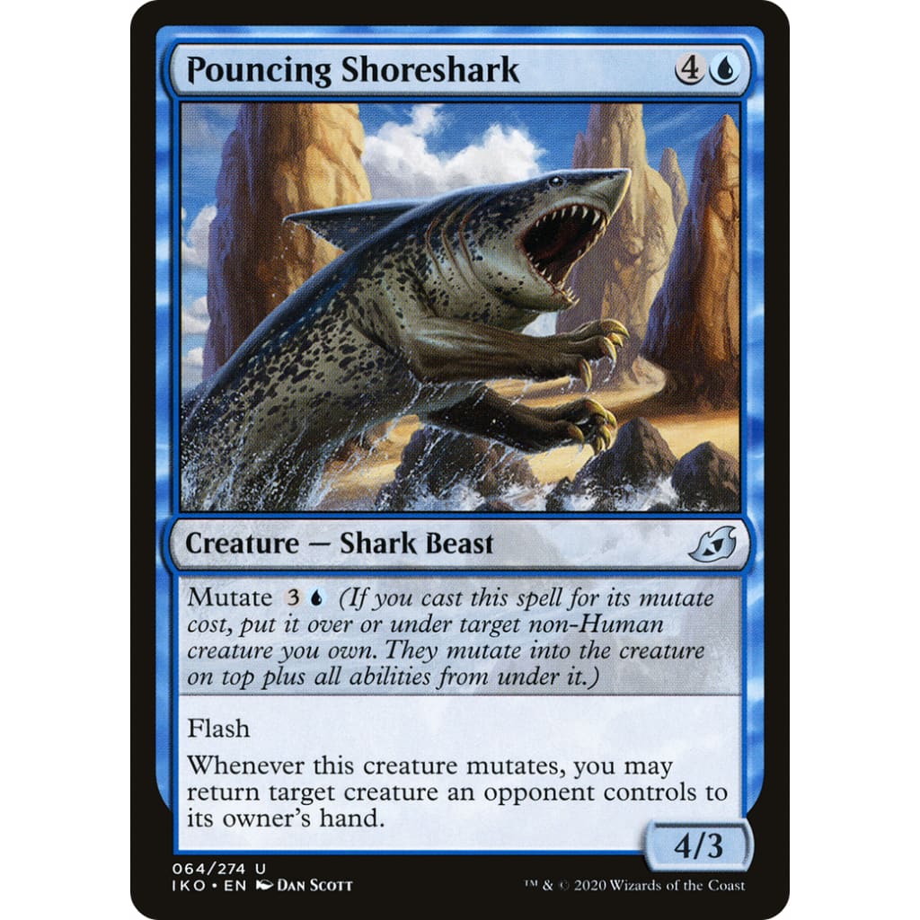 Pouncing Shoreshark (IKO-064) Foil - Single