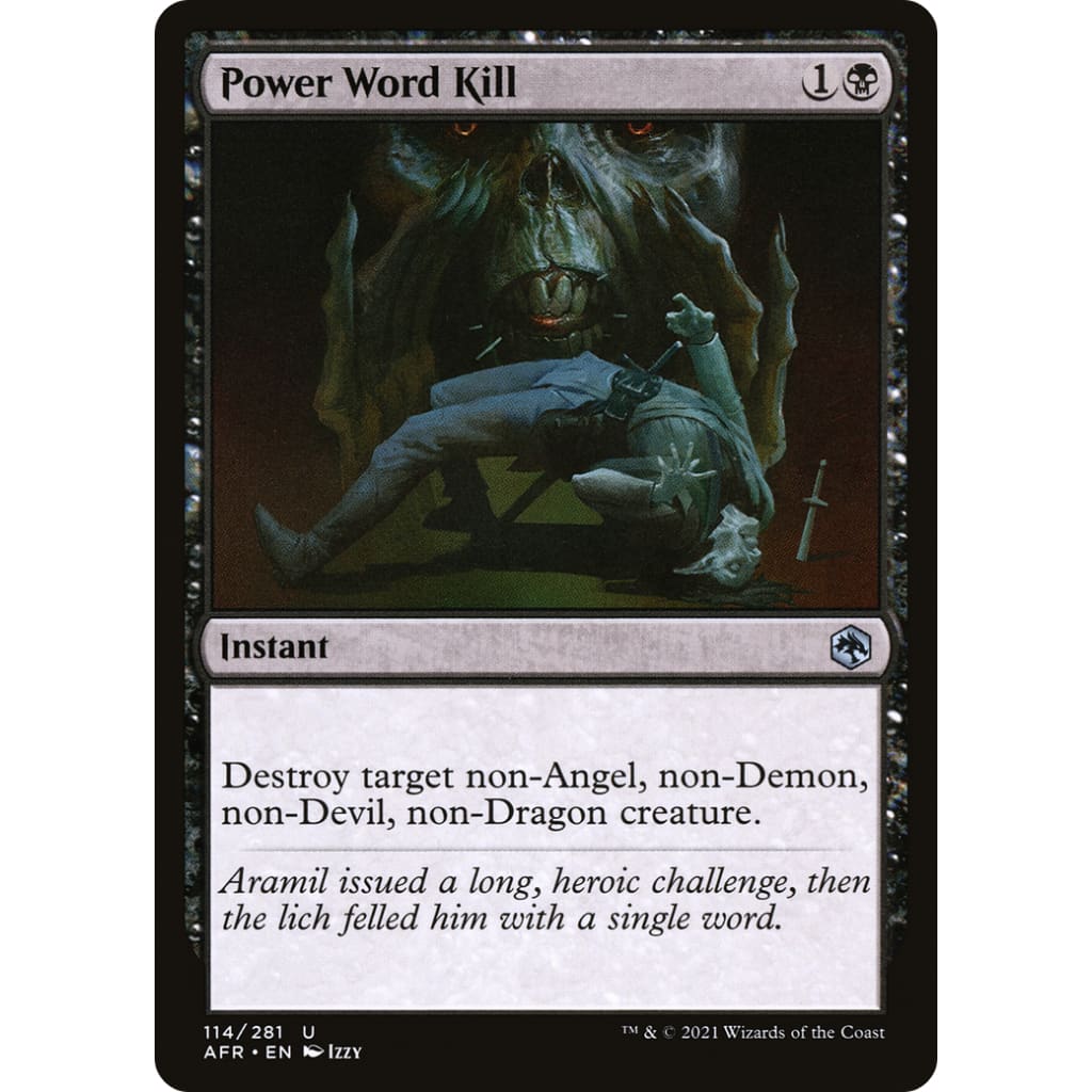 Power Word Kill (AFR-114) - Single