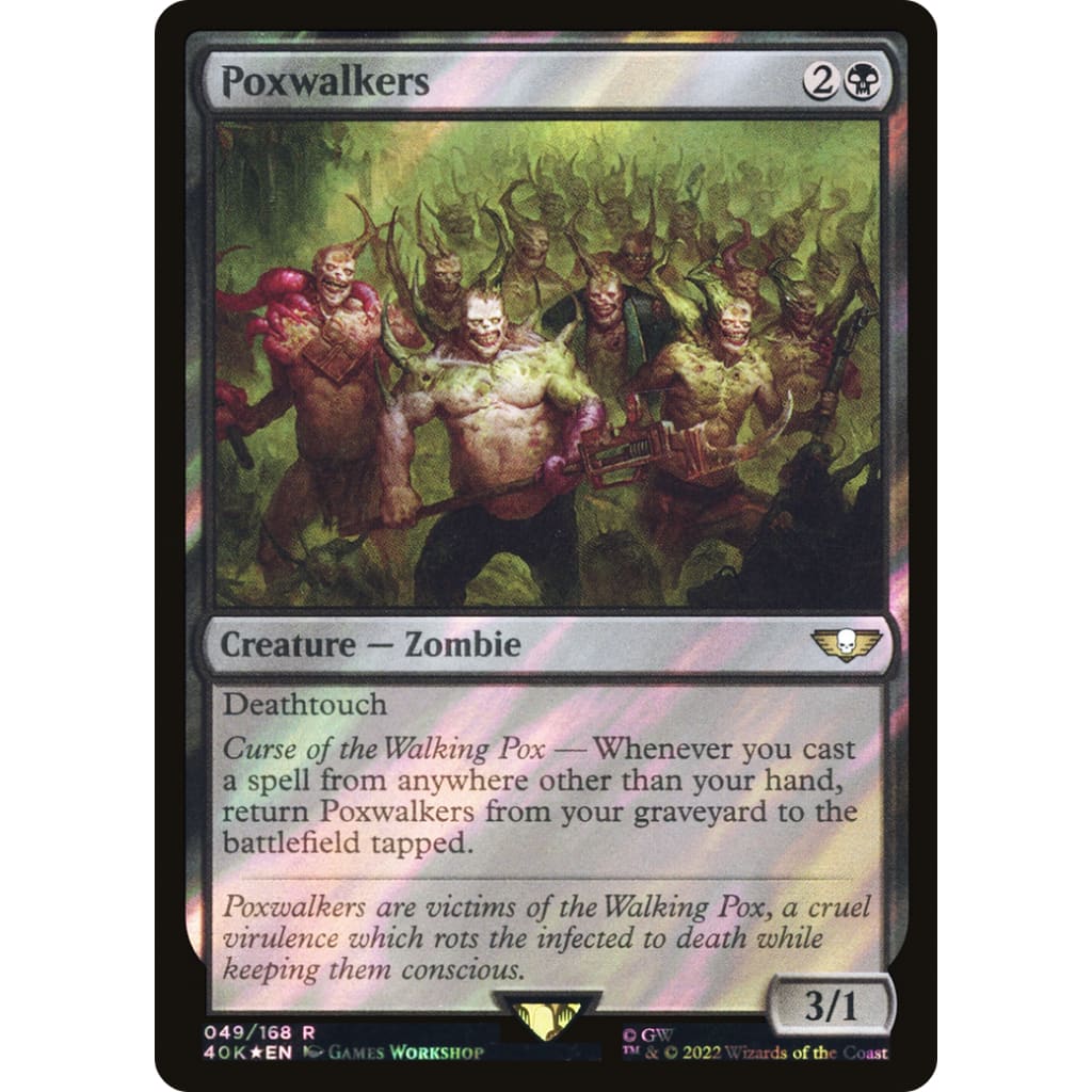 Poxwalkers (40K-49★) Foil - Single